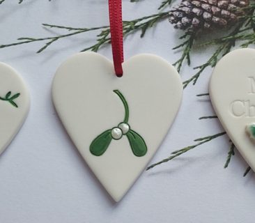 Hand painted Hearts