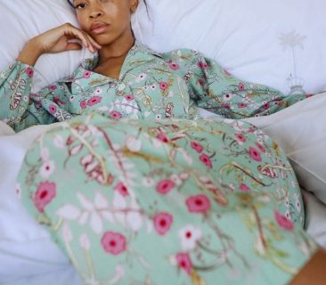Blooms in Mint Pajamas