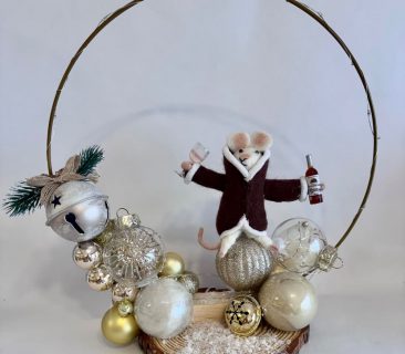 Christmas Hoop Decoration
