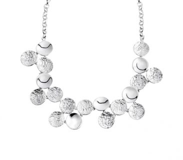 Discs Silver Necklace
