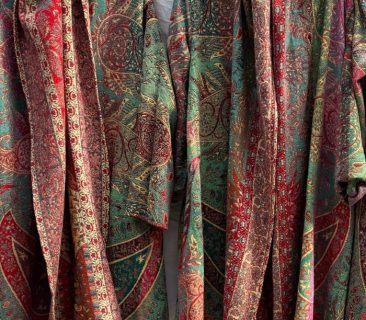 Reversible woollen opera coats