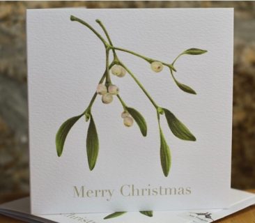 Mistletoe Christmas Card