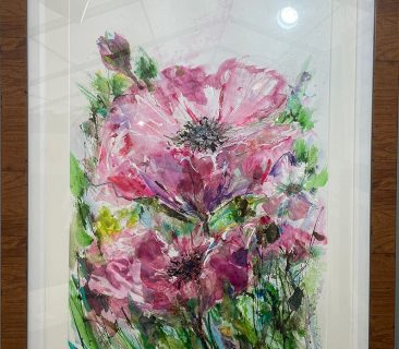 Plum Poppy - Original Painting