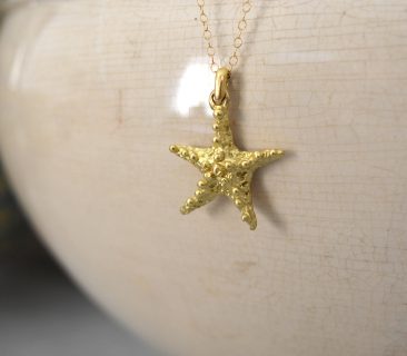 Starfish Pendant - 18ct yellow SMO gold