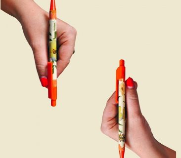 Pressed flower design pens