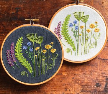 Summer Meadow Embroidery Kit