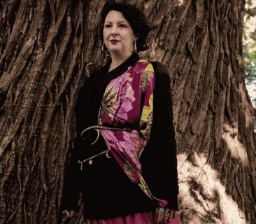 Pure Silk Scarf - Red Autumn
