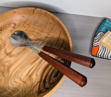 Salad Bowls and Serving Spoon Sets