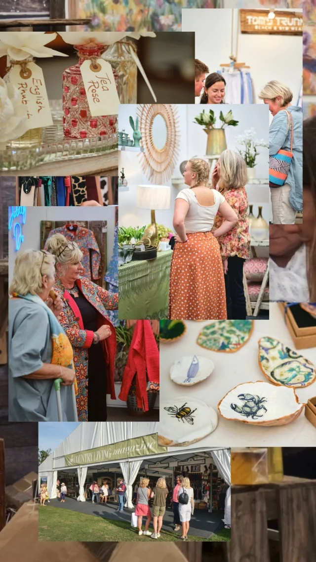 This summer, escape to the Country Living Pavilion – a place to explore beautiful finds, shop from independent makers and unwind in countryside. 

Badminton Horse Trials | 7–11 May: 
A quintessentially British event where world-class equestrian sport meets rural tradition.

RHS Malvern Spring Festival | 8–11 May: 
A glorious celebration of gardening, artisan design and outdoor living.

Bramham Horse Trials 2025 | 5–8 June:
The event attracts top riders, equestrian fans and shoppers with premium shopping, demos, classes and more.

Interesting in exhibiting? Email maria.dipasquale@hearst.co.uk to learn more about your options.