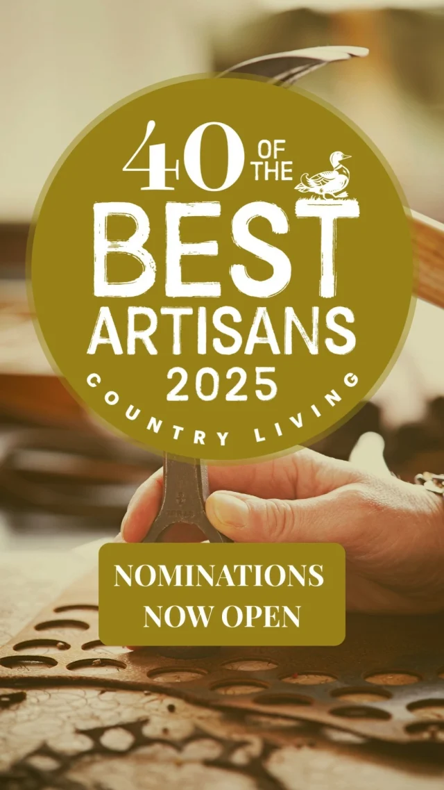 Could you be one of the UK’s best artisans? Or know someone who should be?
 
Country Living’s 40 of the Best Artisan Awards 2025 is now open for nominations! From potters and weavers to cheesemakers, blacksmiths and more, we’re on the lookout for small businesses, makers and producers that put craftsmanship, quality and sustainability at the centre of what they do.
 
And this year, we’re excited to welcome @emma_bridgewater, founder of the iconic British pottery brand, as our Awards Patron. Emma will personally select finalists from our top 40 for a bespoke mentorship – a rare and exciting opportunity for any artisan.
 
🗓 Nominations close Saturday 31 May
🔗 Tap the link in bio for how to enter + all the prizes up for grabs