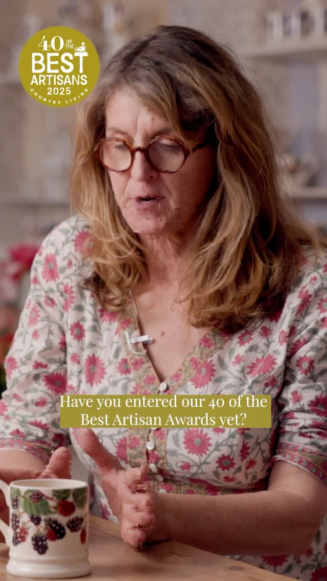 Just two weeks left to nominate yourself or a small business you love for our 40 of the Best Artisan Awards 2025! @emma_bridgewater is our Awards Patron and we are thrilled she has agreed to self-select artisans from our final list of 40 for a bespoke mentorship opportunity. This is a not-to-miss chance for a talented artisan or small business owner to learn from one of the very best. The final 40 will win a whole host of exclusive prizes, too. Good luck! We can't wait to read your entry. 
 
Link in bio for details and to enter. Entries close Sunday 8th June.