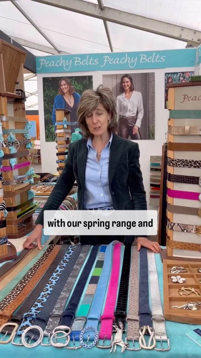 @peachybelts were a hit at Badminton! If you missed them, don’t worry. They’ll be back in the Country Living Pavilion at Burghley Horse Trials this September. One to mark in your diary.