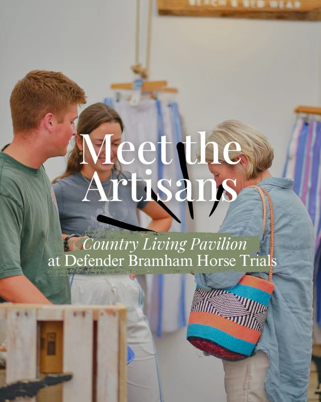 From custom-blended scented candles to countryside-chic homewares, meet even more brilliant makers heading to the Defender Bramham Horse Trials from 5 – 8 June 2025. Which one is calling your name?