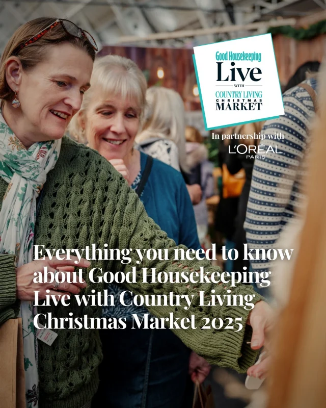 Good Housekeeping Live with Country Living Christmas Market is back for 2025! 

If you're an artisan maker, baker or creator, don’t miss this chance to share your products with a ready-to-shop audience looking for thoughtful gifts and festive treats. 

Send us an email to learn more: countrylivingchristmas@hearst.co.uk